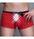 Hemd-Boxer-Set MC/9039 aus weiss-rotem Tüll für Herren Bild 2 Produktbild