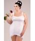 weißes Kleid E/2021 von Andalea Dessous Produktbild
