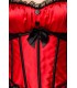 Reizvolle Burlesque-Corsage in rot/schwarz Bild 3
