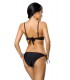Push-Up-Bikini-Set in schwarz mit Höschen und Panty Bild 6