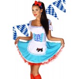 Farbenfrohes Dirndl mit Karomuster