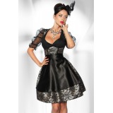 hochwertiges und vierteiliges Dirndl aus Satin