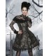 Hochwertiges Premium-Vampirkostüm/GothicKostüm mit zweilagig, unterfüttertem Petticoat