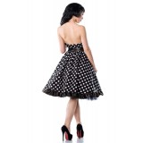 Rockabilly-Kleid schwarz/weiß - AT12655