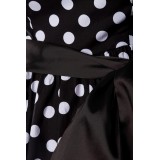 Rockabilly-Kleid schwarz/weiß - AT12655