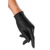 Satin-Handschuhe kurz schwarz - AT12714