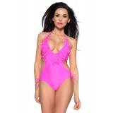 tief ausgeschnittener Monokini