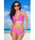 hochwertiger Bikini mit gepaddeten Cups pink