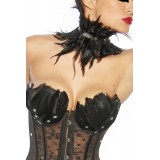 Black Swan Swan Corsage schwarz