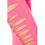 Leggings mit seitlichen Cutouts pink