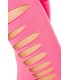 Leggings mit seitlichen Cutouts pink