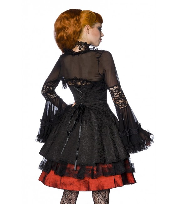 Gothic-Kleid mit Bandeau-Oberteil