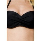 Push-Up-Bikini schwarz