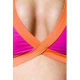 farbenfroher Bikini pink/orange/blau