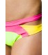 farbenfroher Bikini grün/pink/gelb