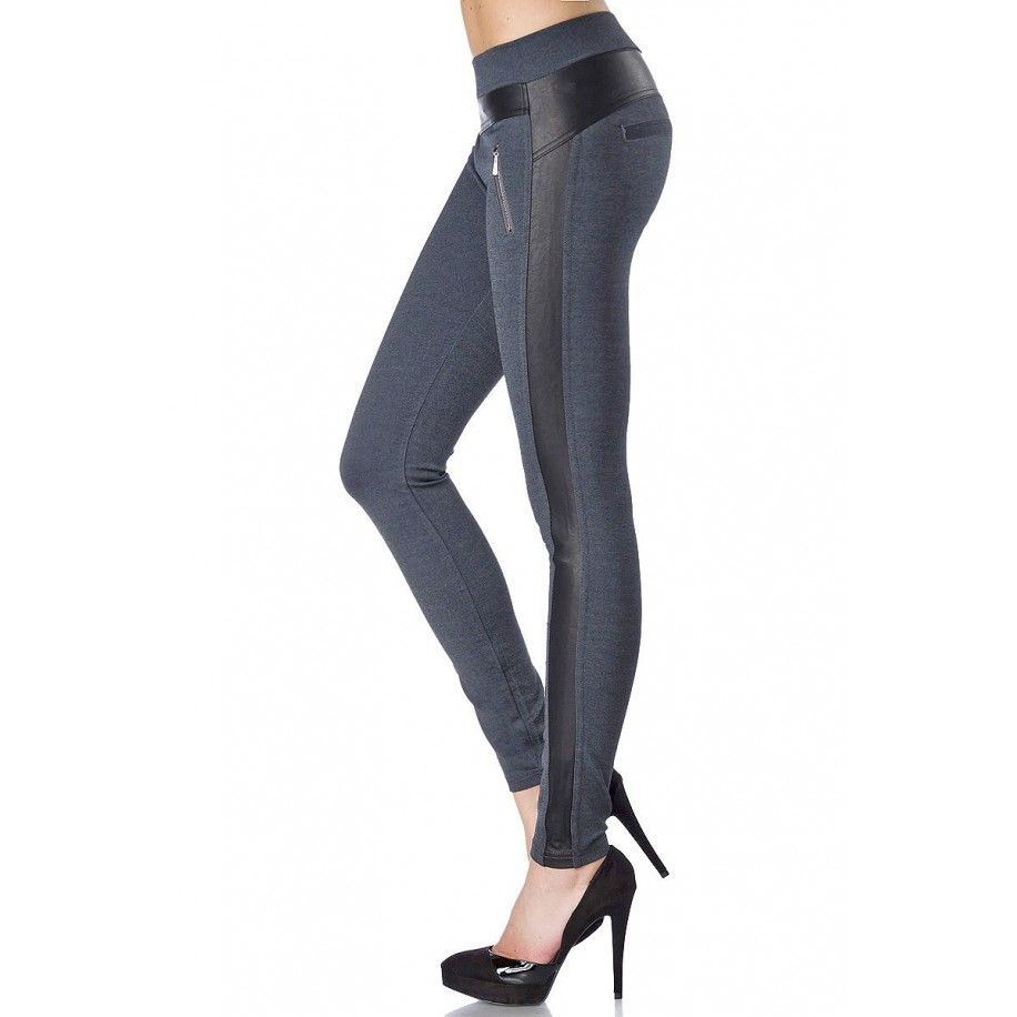 Leggings anthrazit/schwarz