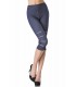 Capri-Leggings in Jeans-Optik - Bild 1