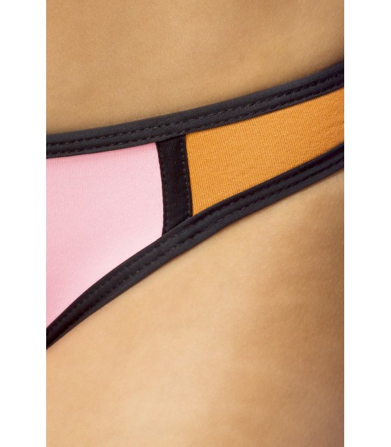 Neopren-Bikini rosa/orange/gelb