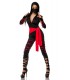 Ninja-Outfit, aus leichter Jersey