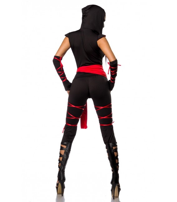 Ninja-Outfit, aus leichter Jersey