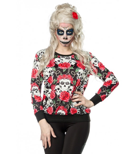 Skulls and Roses Sweatshirt - AT14386