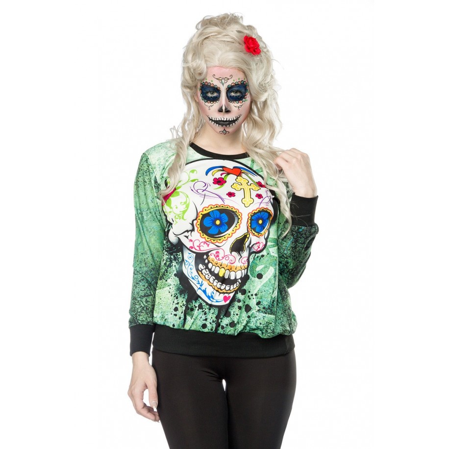 Skull Sweatshirt - AT14389