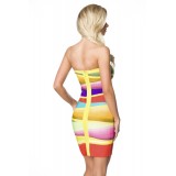 Bandage-Shape-Kleid bunt