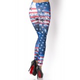 Leggings im angesagten Flaggenstyle mit Stars-and-Strips-Print