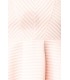 Kleid mit asymmetrischem Saum rosa
