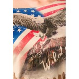 Fransentop mit Stars and Stripes Print - Bild 3