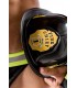 Feuerwehrmann Kostüm von Saresia MAN roleplay, besteht aus Helm, Halsband, Slip und Manschetten