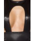 Minikleid im Hosenträgerlook mit raffiniertem Ausschnitt von Saresia schwarz