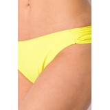 Bandeau Bikini mit leichtem Push-Up-Polster gelb