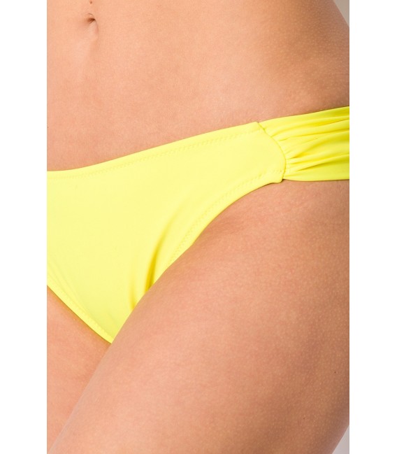 Bandeau Bikini mit leichtem Push-Up-Polster gelb
