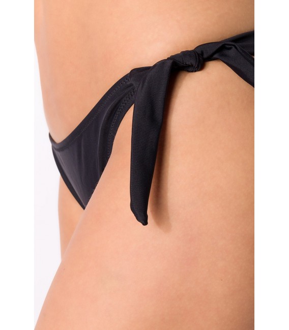 Stylischer Bikini schwarz mit abnehmbaren Trägern