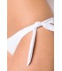 Stylischer Bikini weiß mit abnehmbaren Trägern