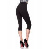 Caprihose mit High Waist Schnitt von Belsira schwarz