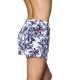 Schlupf-Shorts mit Bundfalten blau/weiß