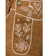 Traditionelle Trachtenkniebundhose von Dirndline mit abnehmbaren Trägern braun