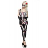 Mexican Skull Kostüm Overall von Mask Paradise