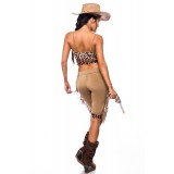 Westernkostüm Cowgirl Kostümset von Mask Paradise - 4