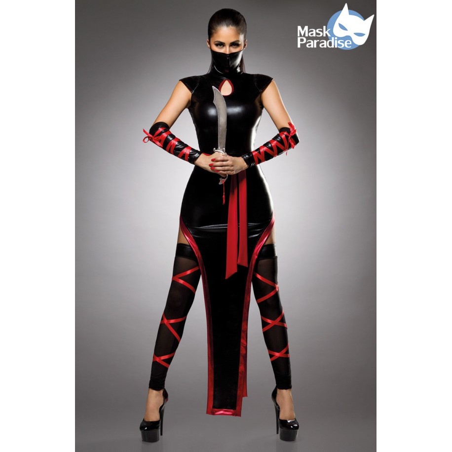 Ninjakostüm - Sexy Hot Ninja Kostüm Komplettset von Mask Paradise