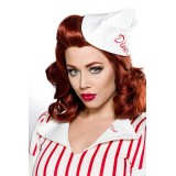 Retro-klassisches Diner Waitress Kostüm Komplettset von Mask Paradise Vintage Kellnerinkostüm