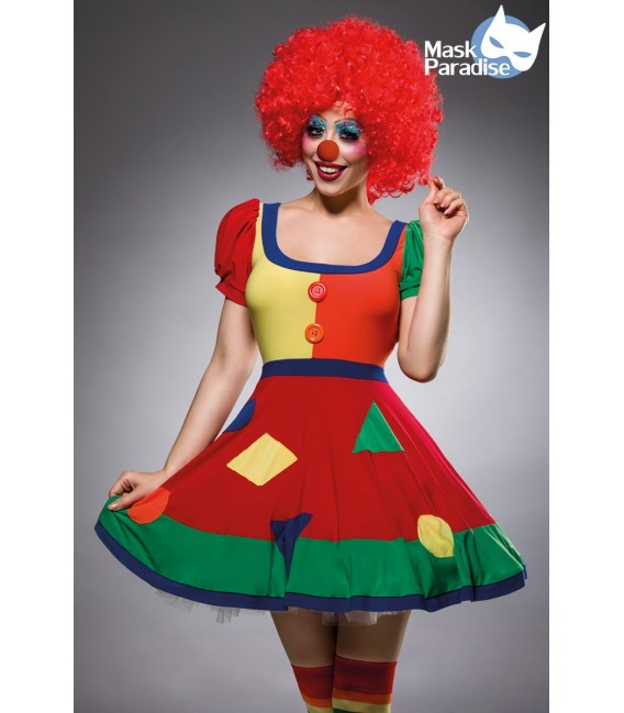 Funny Clown Kostüm Komplettset von Mask Paradise