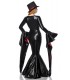 Hexenkostüm von Mask Paradise sexy Magic Mistress Kostüm Komplettset, ist aus einem figurbetontem Kleid und einem passenden Zyli