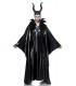 Fantasykostüm Maleficent Lord Kostüm Komplettset von Mask Paradise besteht aus Cape in Wetlook-Optik und Hörnermaske