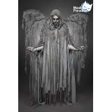 Todesengelkostüm -  Angel of Death Kostüm Komplettset Herren von Mask Paradise, besteht aus Fransencape mit Kapuze und Flügel au