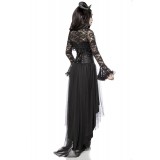 Dämonenkostüm - Gothic Queen Kostümset von Mask Paradise, bestehend aus Hörnern, Kopfschmuck, Bolero, Corsage und Rock