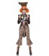 Hutmacherkostüm - Kostüm Komplettset Crazy Hatter von Mask Paradise besteht aus Perücke, Hut, Feder, Hutband, Hutkarte, Fliege, 