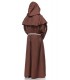 Mönch-Kostüm Komplettset Monk von Mask Paradise besteht aus einer Kutte, einem Gürtel und einer Kette